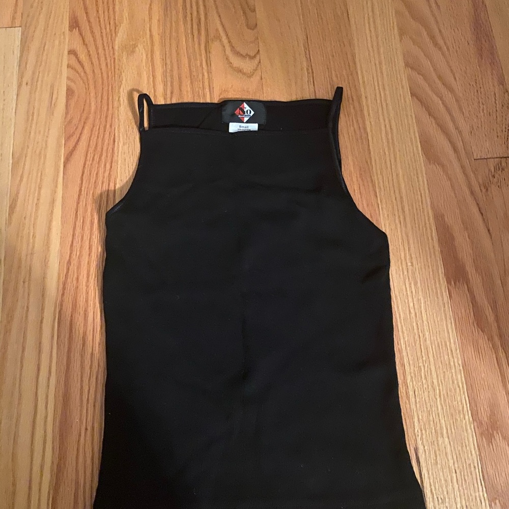 Black tank top
